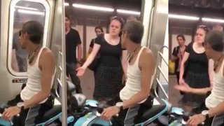 We're All Assholes In New York City But A Motorcycle On The Subway Is Taking It Too Far<em></em>